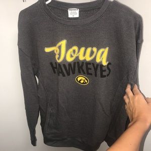 “Pressbox” Iowa Hawkeyes Crew Neck
